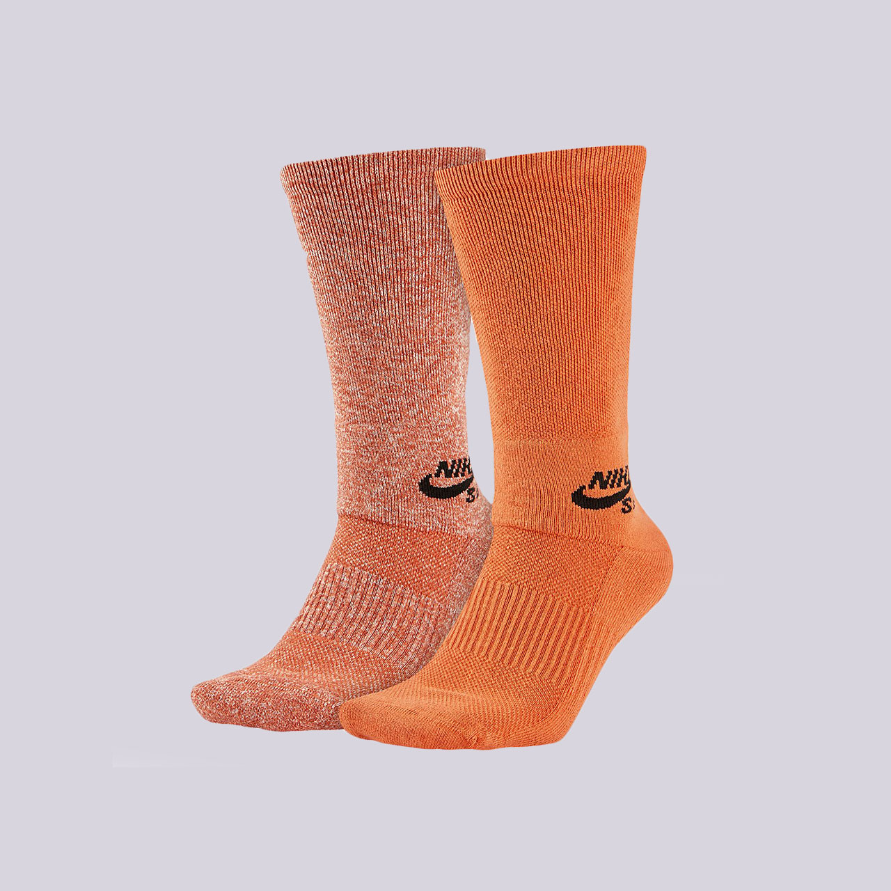 мужские оранжевые носки Nike SB Skateboarding Crew Socks (2 Pair) SX6855-902 - цена, описание, фото 1